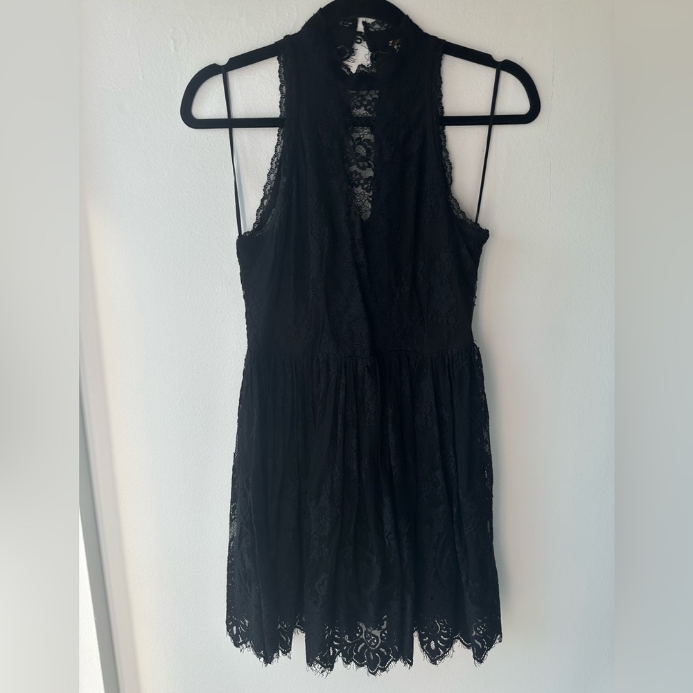 NWOT Free People Black Lace Dress Size 2